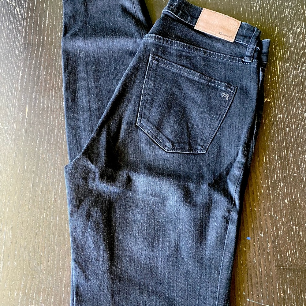 Madewell High Riser Skinny Jeans in Black Frost Size 27 - Picture 8 of 8